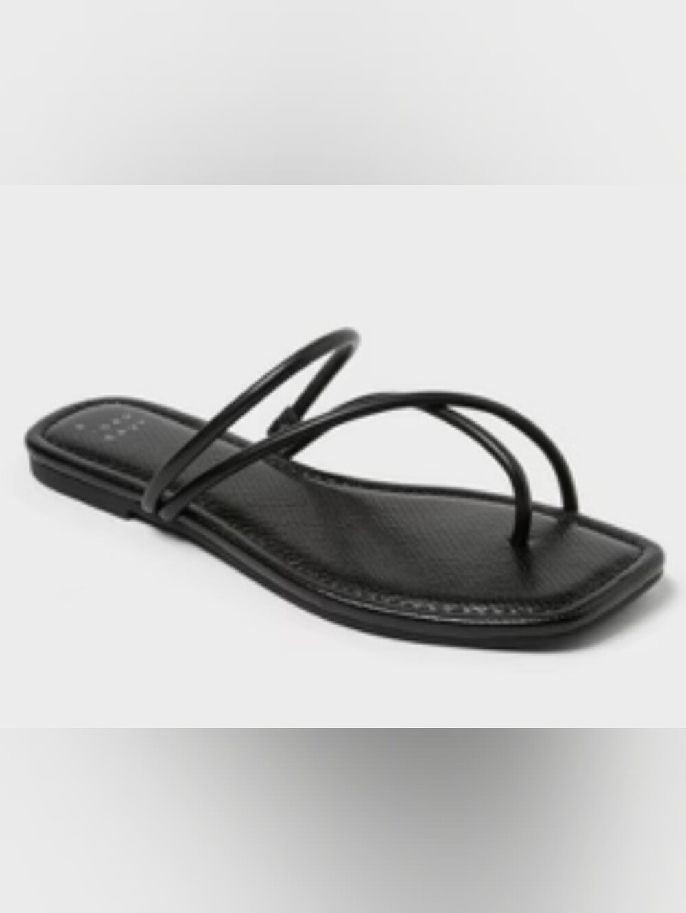 Women’s Ainsley Slide Sandals - A New Day Black Size 10